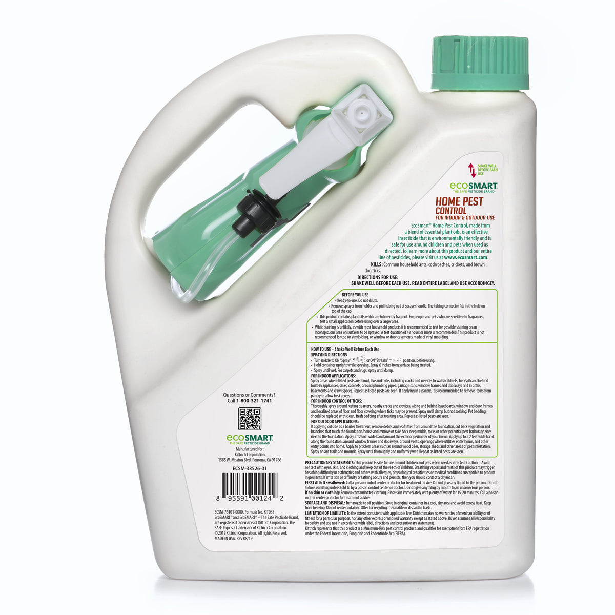 ecosmart garden insect killer Home Pest Control – 64 oz – Ready to use – EcoSMART a div. of the Kittrich Corporation