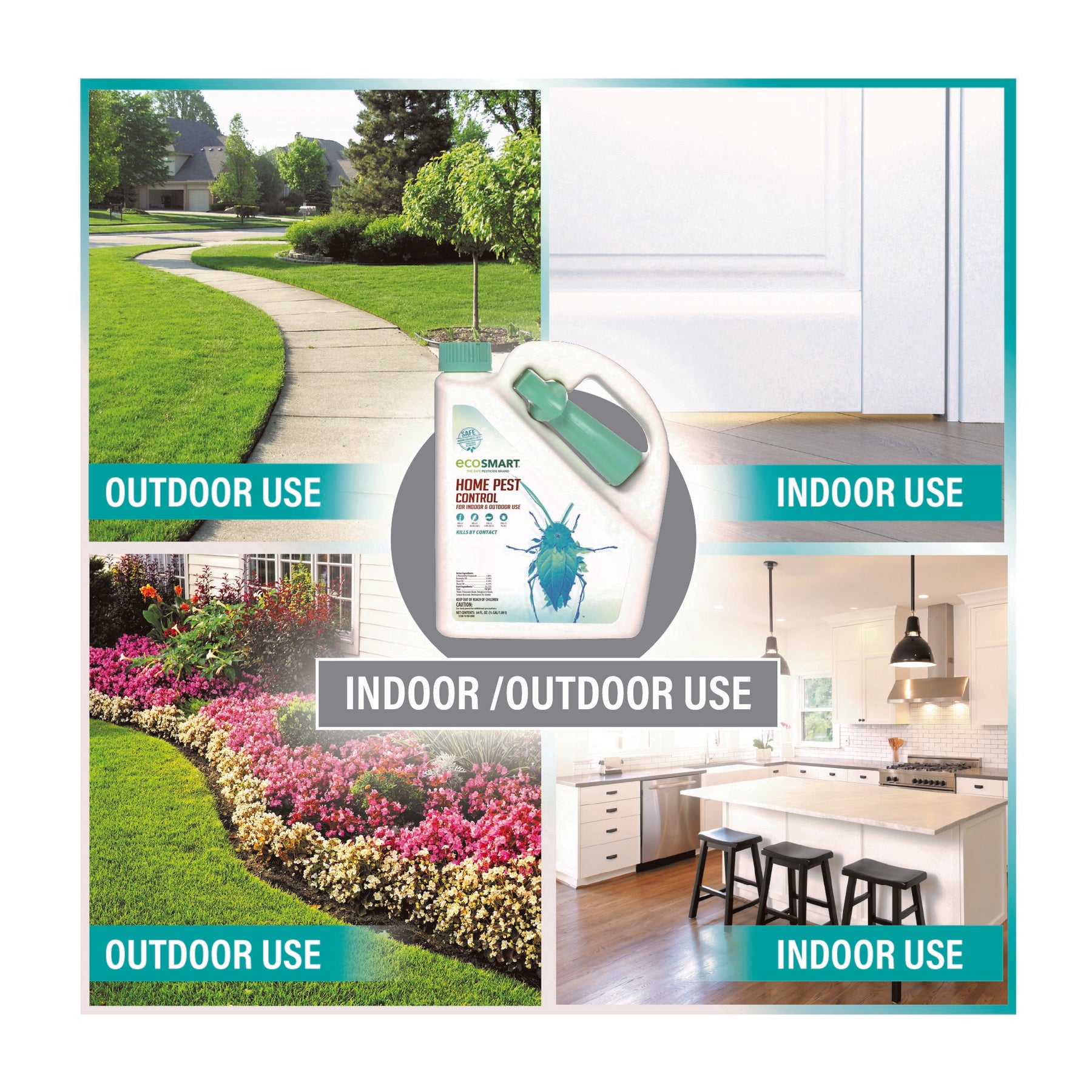 safe indoor plant pesticide Home Pest Control – 64 oz – Ready to use – EcoSMART a div. of the Kittrich Corporation