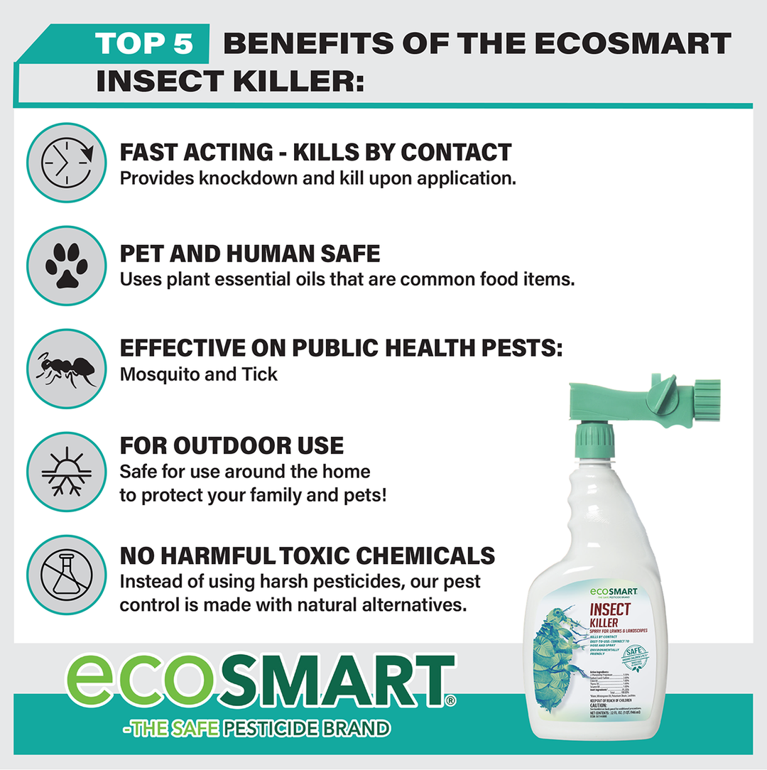Lawn Insect Killer – 32 oz – Hose End – EcoSMART a div. of the