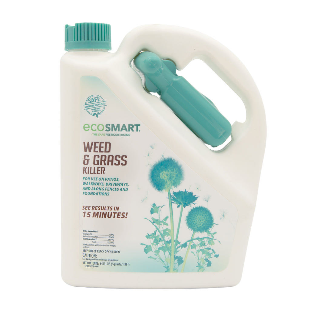 eco herbicide Weed & Grass Killer – 64 oz – Ready to use – EcoSMART a div. of the  Kittrich Corporation